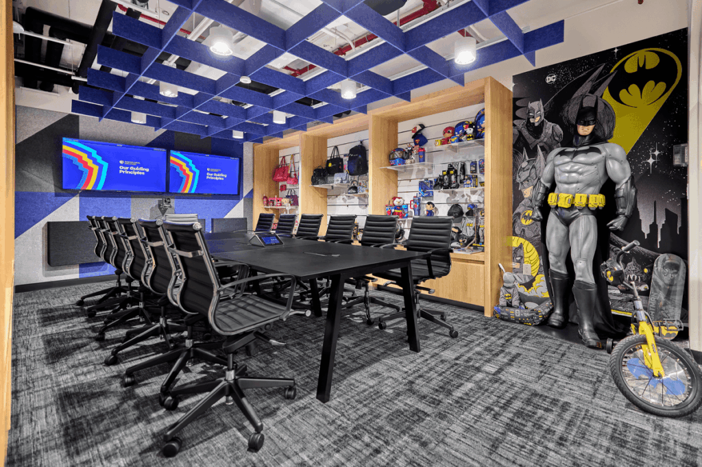 Corporate conference room furniture installation by Tremain