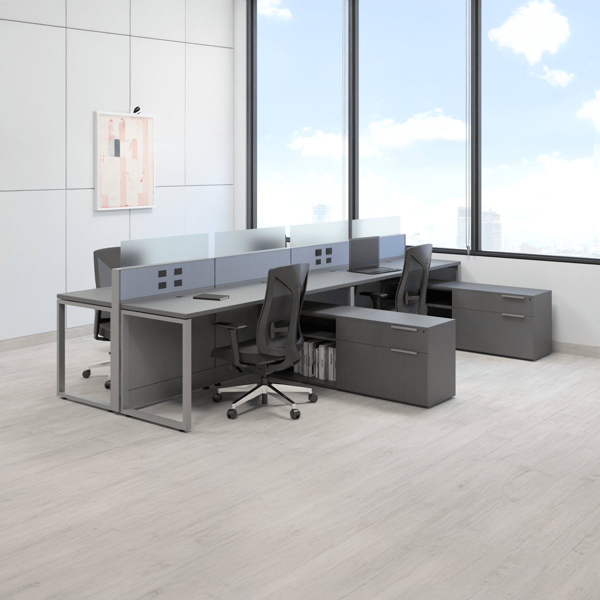 MATIS panel system for collaborative and open-plan office layouts